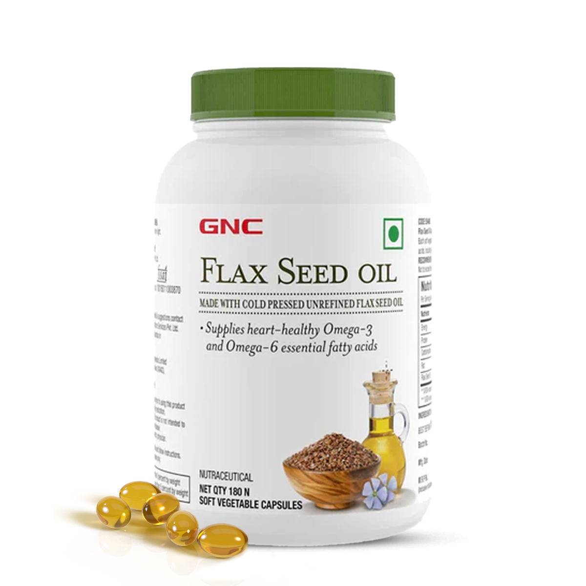 Gnc Flex Seed Oil 1000Mg 180cap |Omega 3